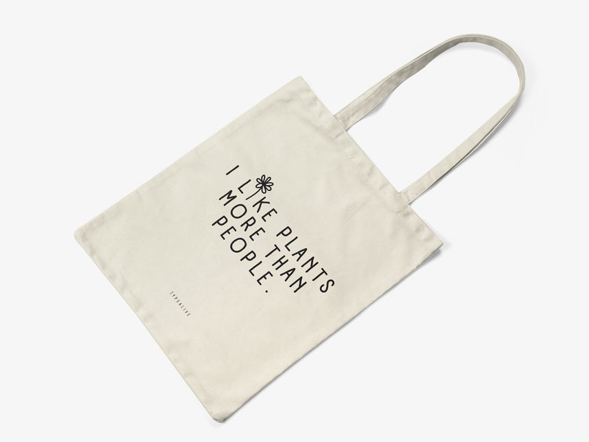 Baumwolltasche / I Like Plants