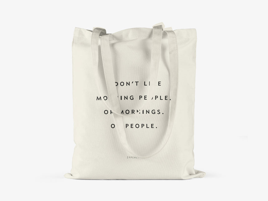 Baumwolltasche / Morning People