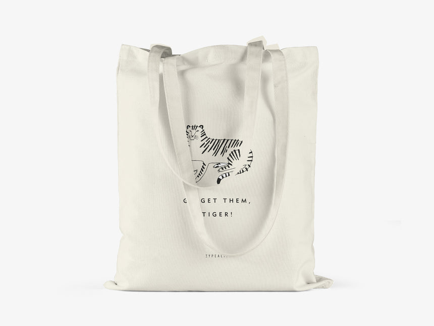 Baumwolltasche / Tiger