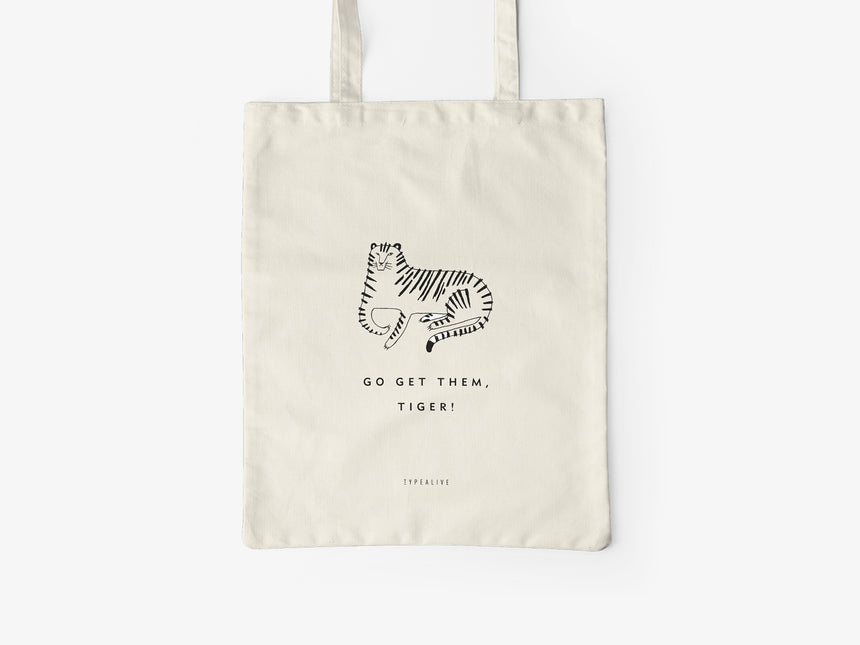 Baumwolltasche / Tiger