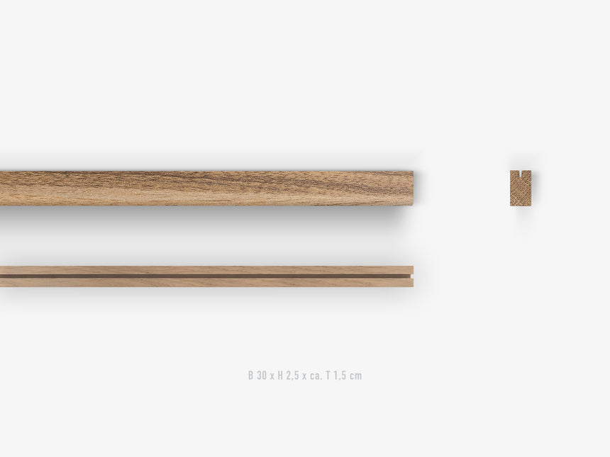 Postcard bar / oak (various formats)