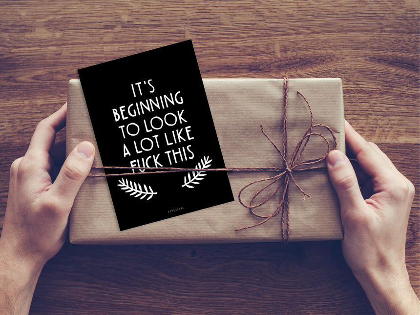 Postkarte / Like Fuck This