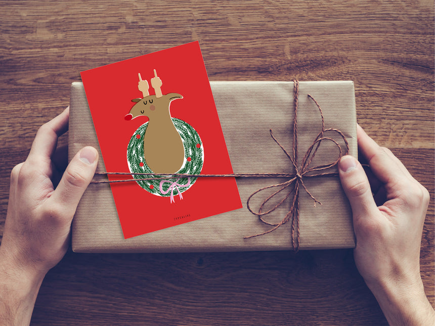 Postkarte / Merry Fuckmas