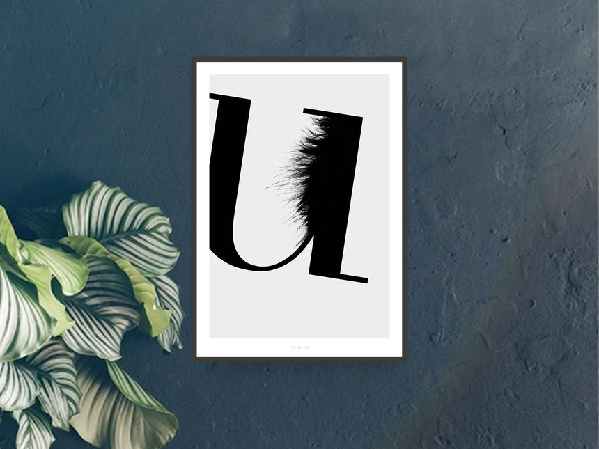 Print / ABC Flying Letters - U