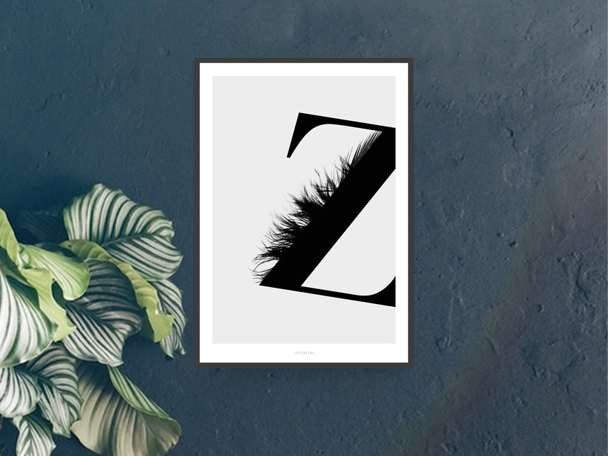 Print / ABC Flying Letters - Z