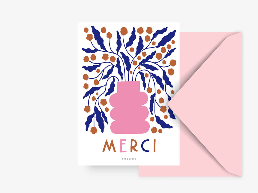 Postkarte / A Way To Say Merci