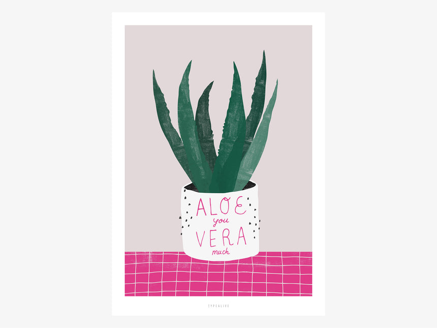 Print / Aloe Vera