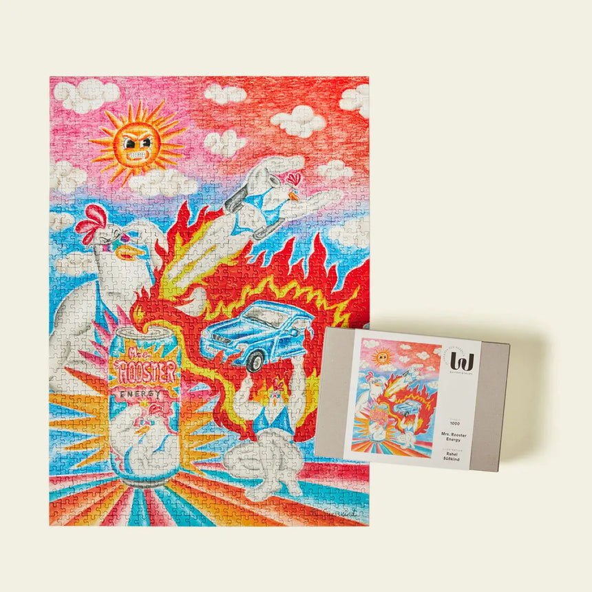 Wonderpieces - Puzzle "Mrs. Rooster Energy"