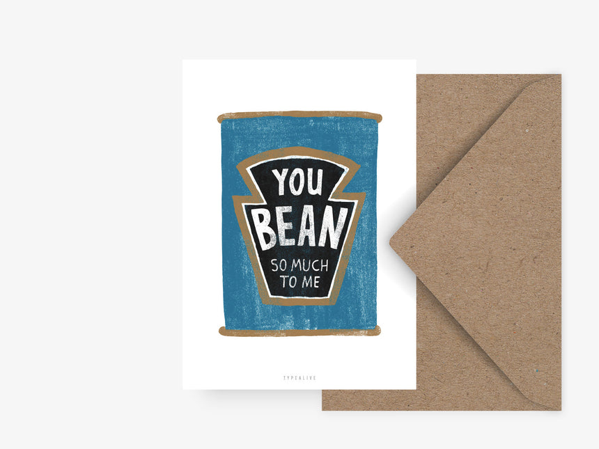 Postkarte / Bean So Much