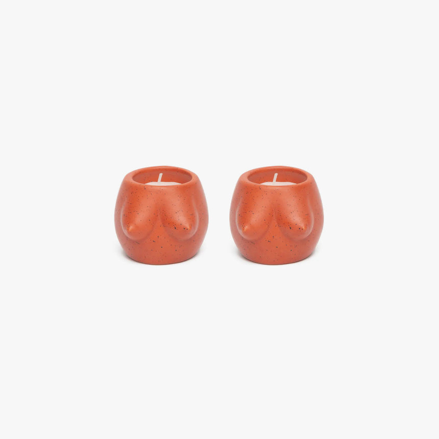 Helio Ferretti - Tits Kerzenhalter / 2er-Set "Terracotta"