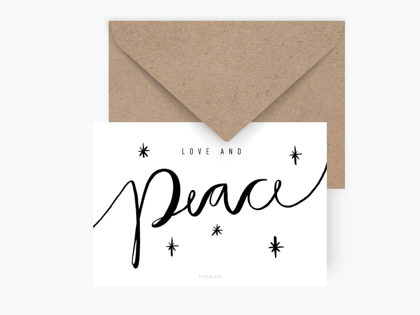 Postkarte / Calligraphy No. 2