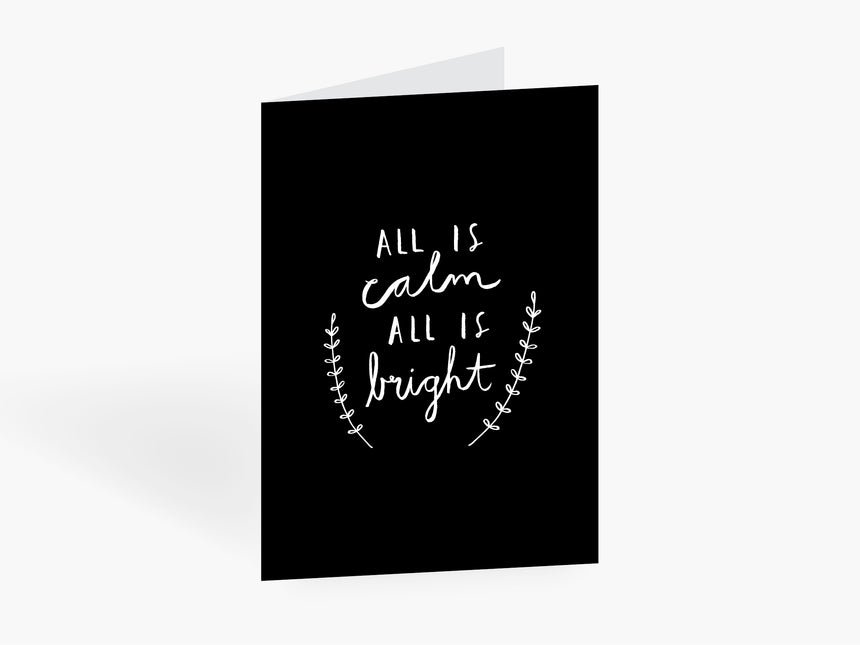 Grußkarte / Calm and Bright