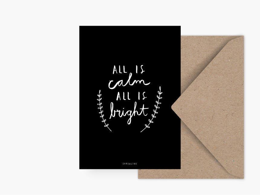 Postkarte / Calm and Bright