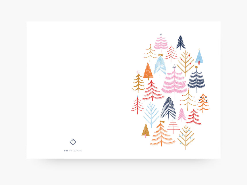 Grußkarte / Forest