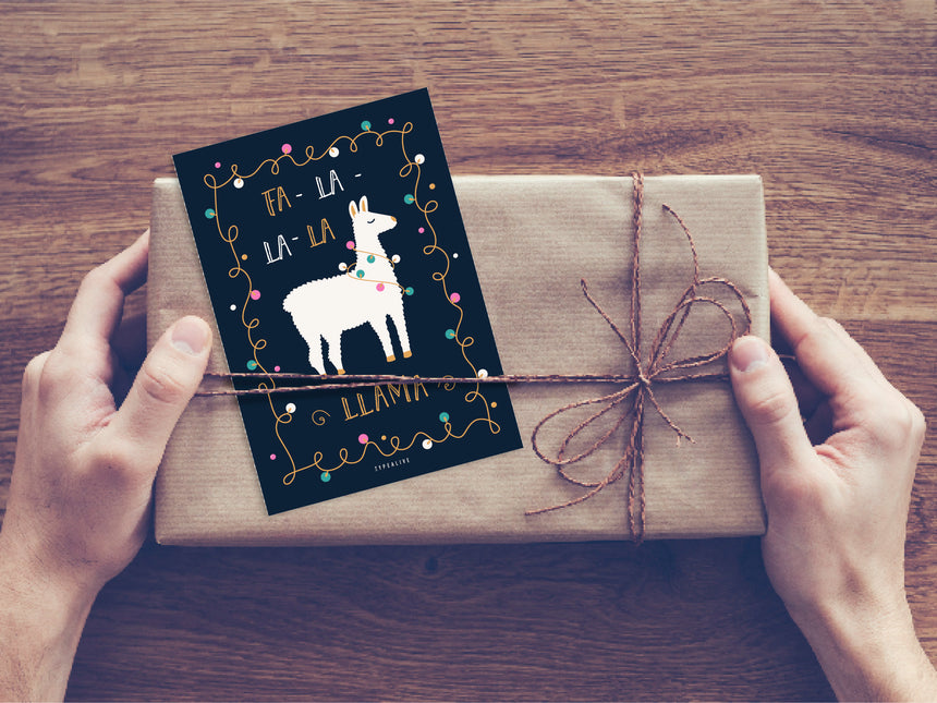 Postkarte / Fa-La-Llama