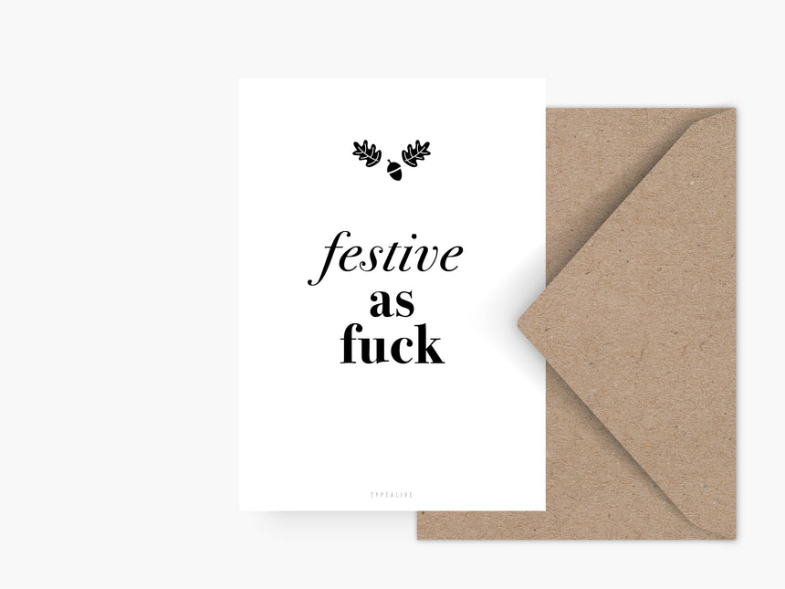 Postkarte / Festive
