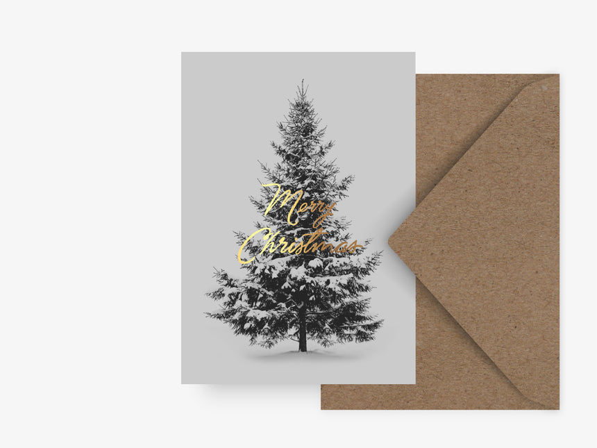 Grußkarte / Merry Christmas Fir