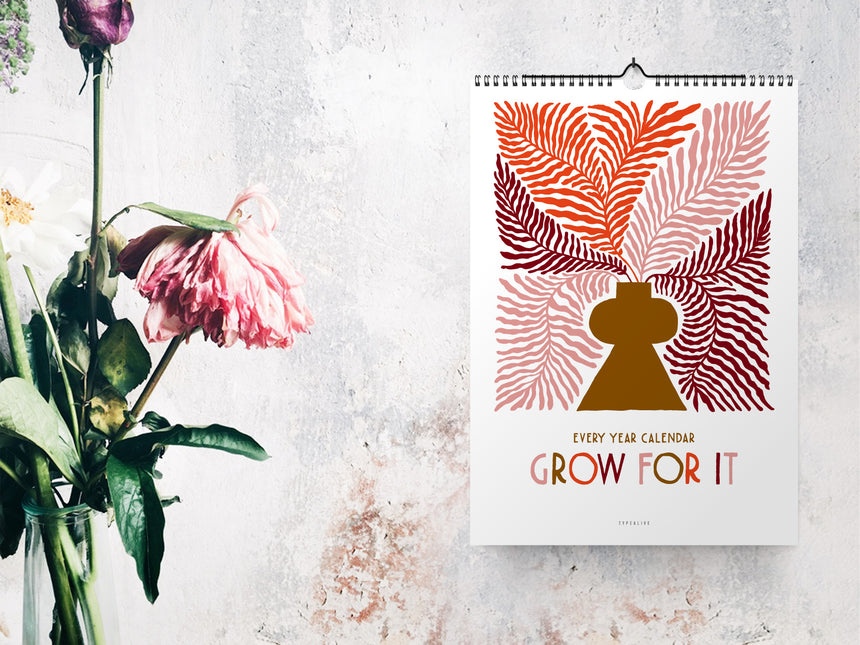 Wandkalender / Grow For It