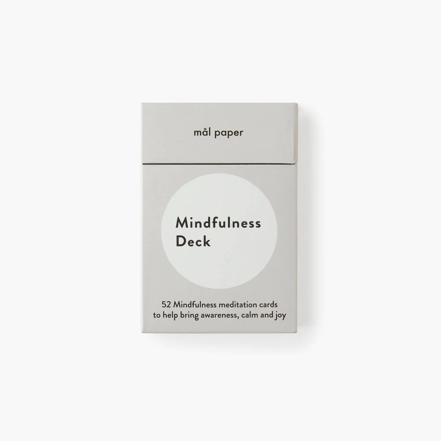 mål paper - Kartendeck "Mindfulness"