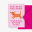 Postkarte / Valentine Dog No. 1