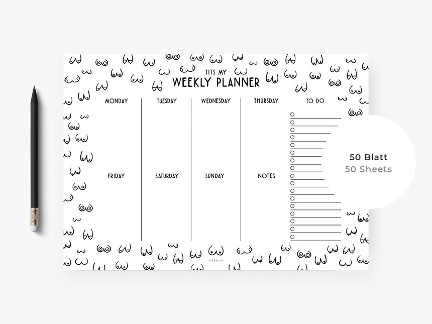 Wochenplaner / Tits My