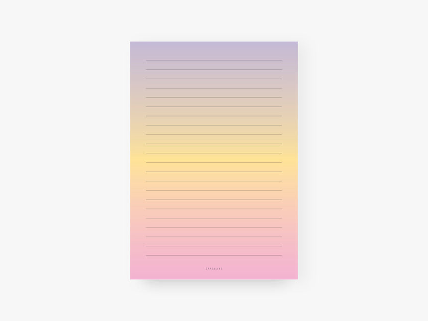 Notizblock / Sunset