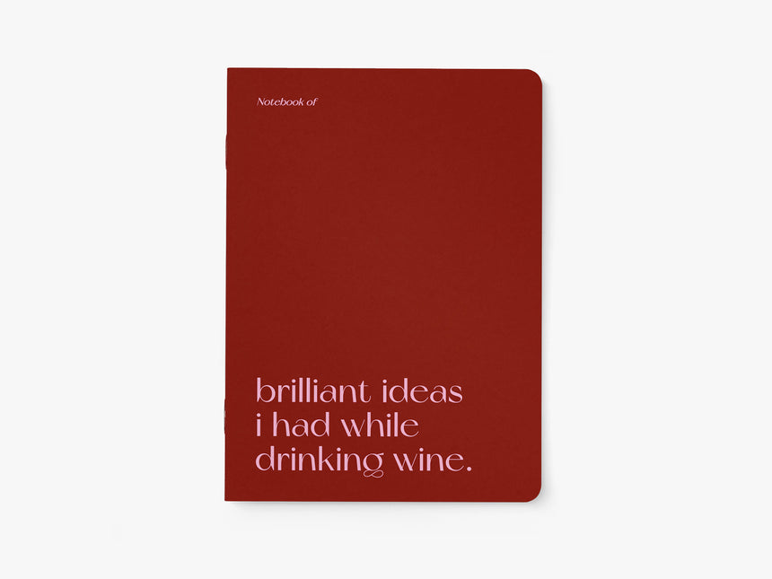 Notizheft / Brilliant Wine
