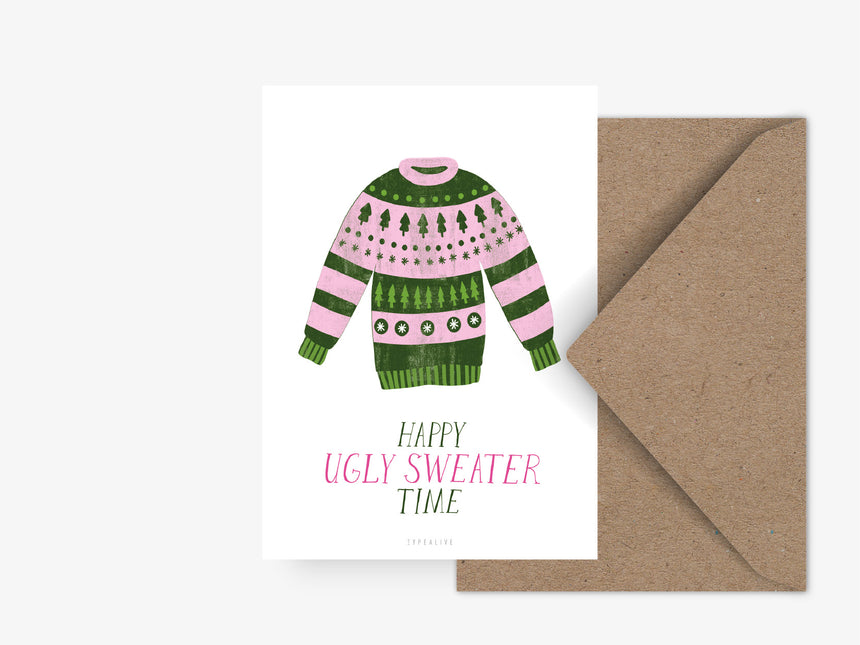 Postkarte / Ugly Sweater No. 2