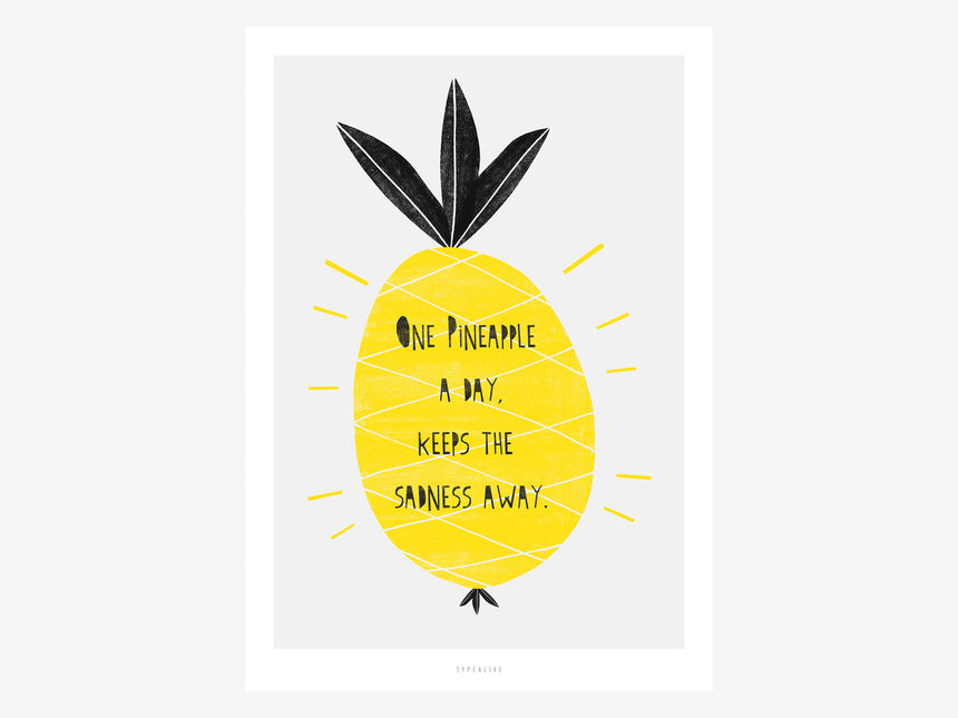 Print / Ananas No. 4