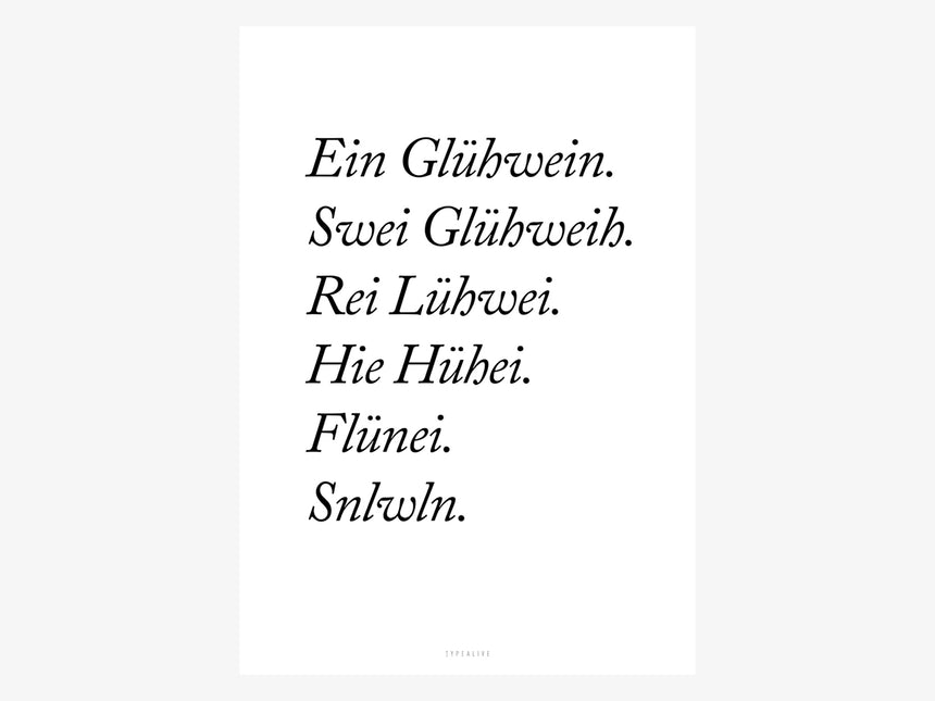 Print / Glühwein