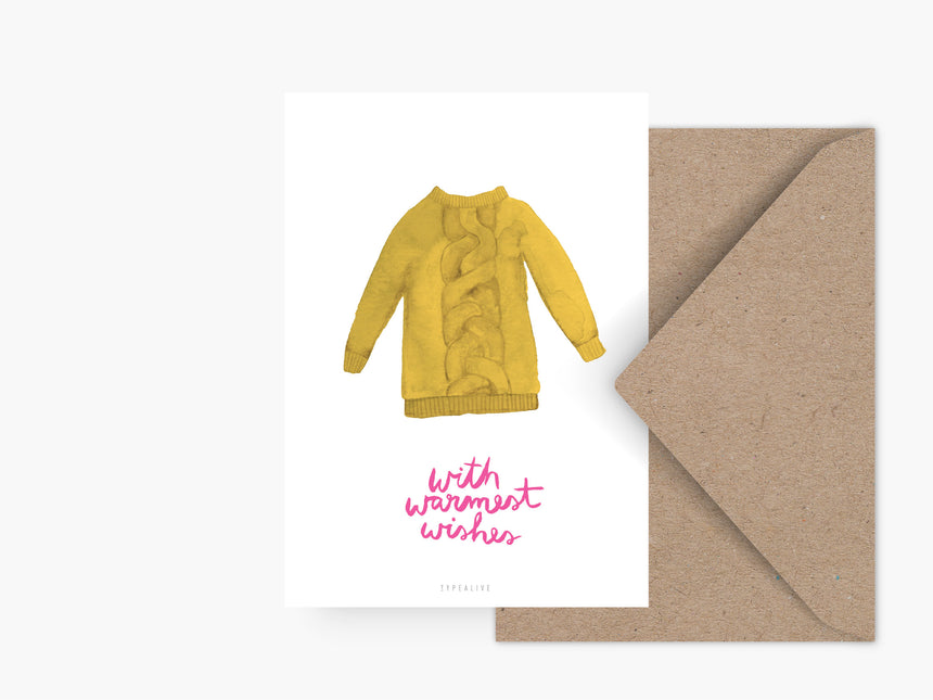 Postkarte / Pullover No. 2