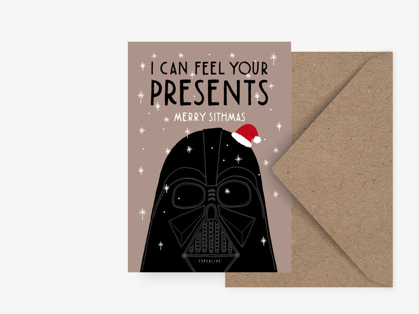 Postkarte / V*der's Sithmas Wishes