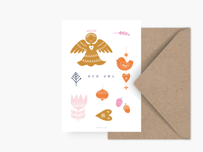 Postkarte / Swedish Christmas No. 2