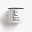 Tasse aus Emaille / Available
