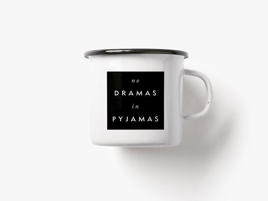 Too Good To Waste / Tasse aus Emaille / No Drama