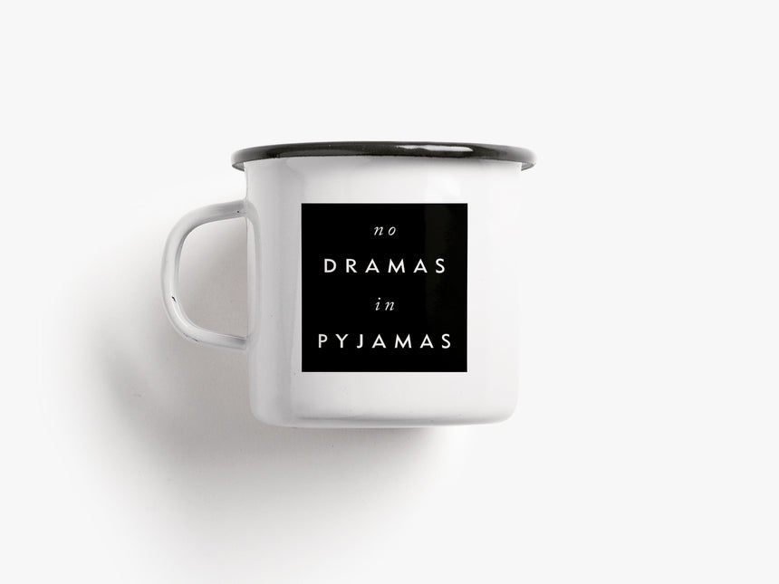 Too Good To Waste / Tasse aus Emaille / No Drama