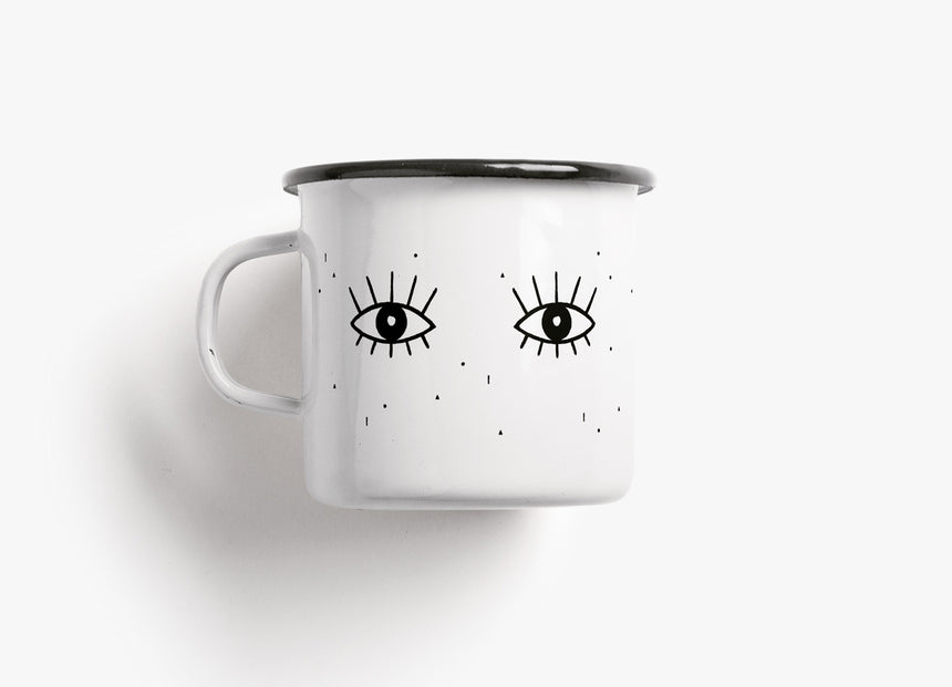 Tasse aus Emaille / Smunday