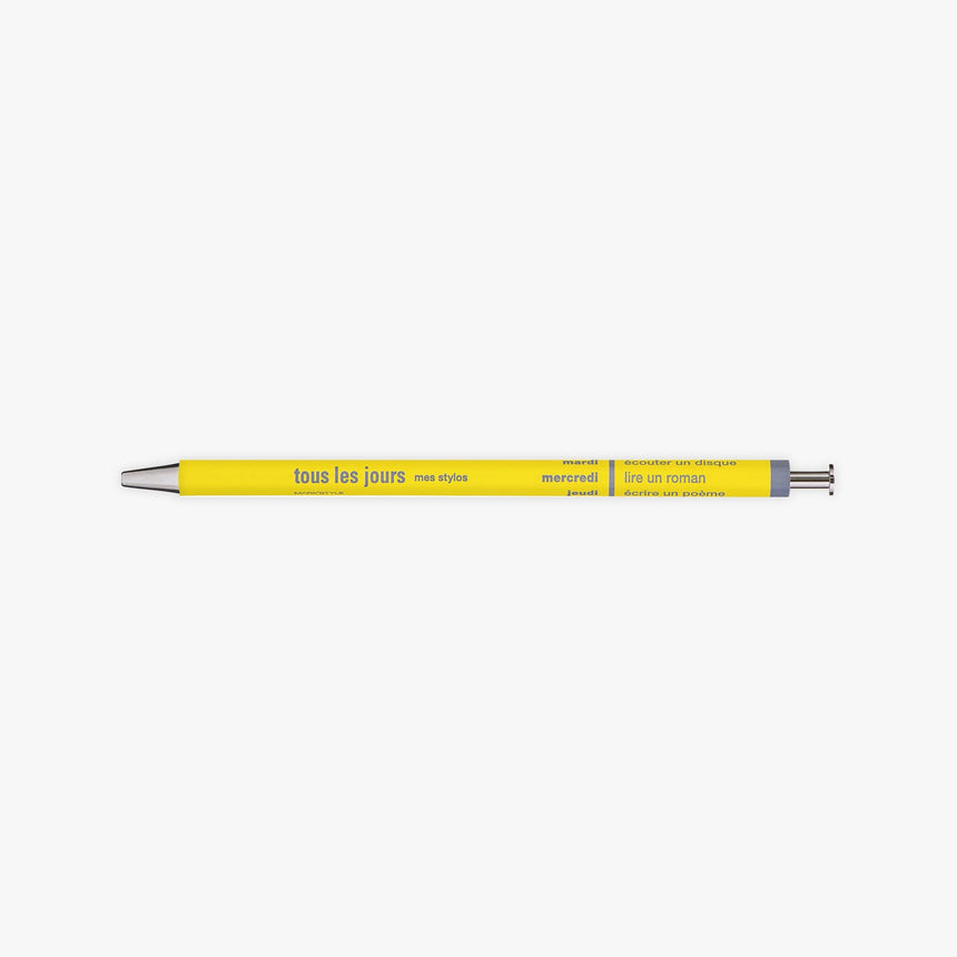 Mark's - Kugelschreiber "Tous les Jours / Yellow"