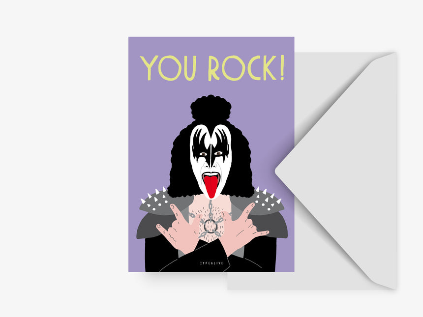 Postkarte / You Rock