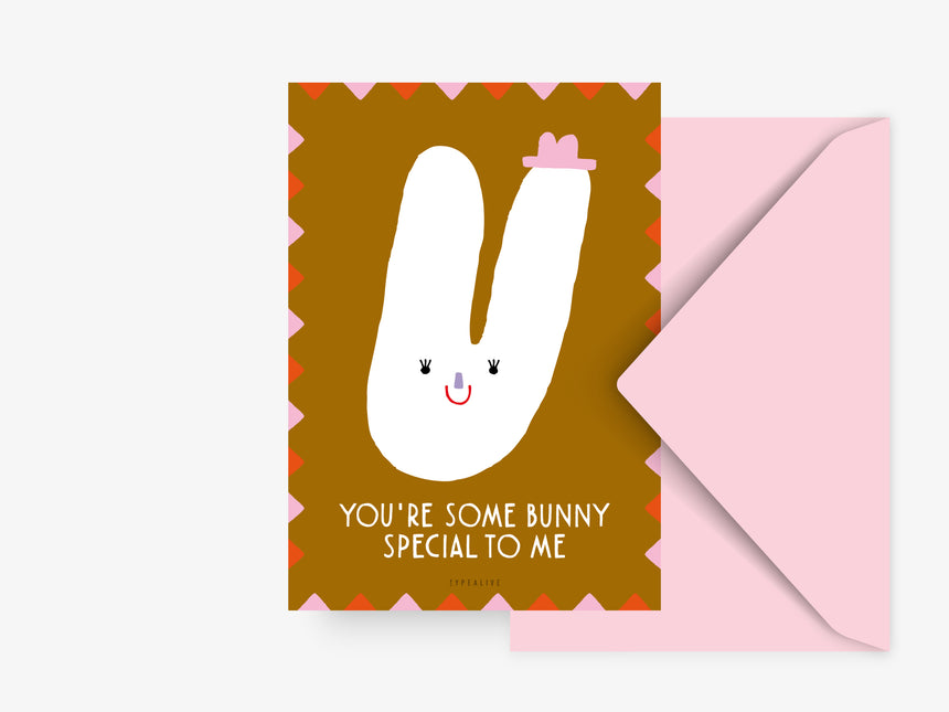 Postkarte / Some Bunny Special