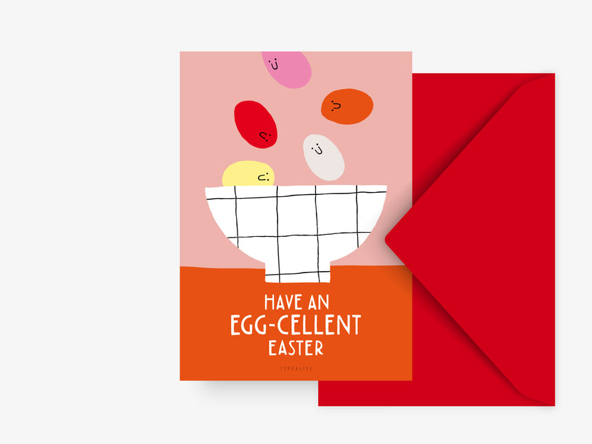 Postkarte / Egg-Cellent Easter