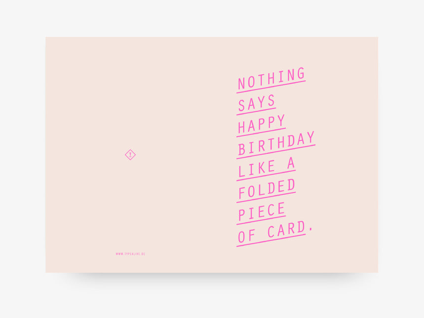 Grußkarte / Folded Card No. 2