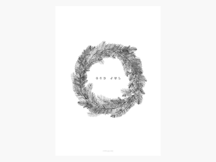 Print / Christmas Wreath