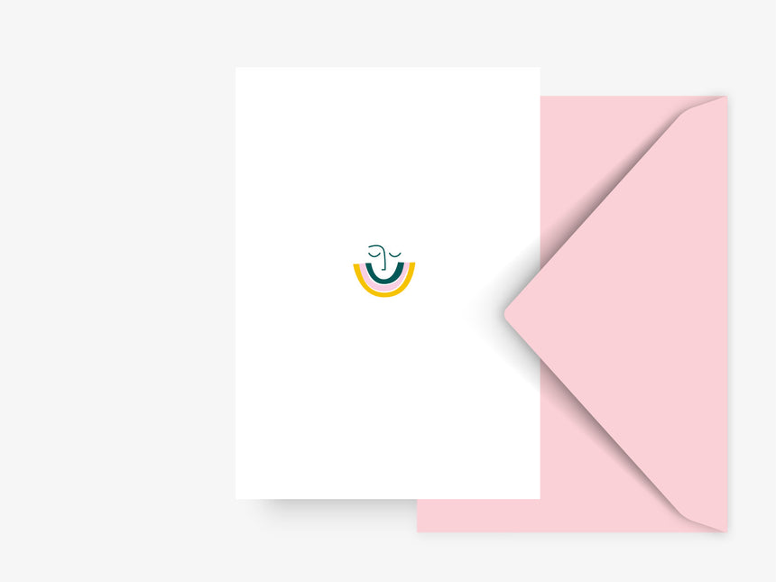 Greeting card / Rainbow
