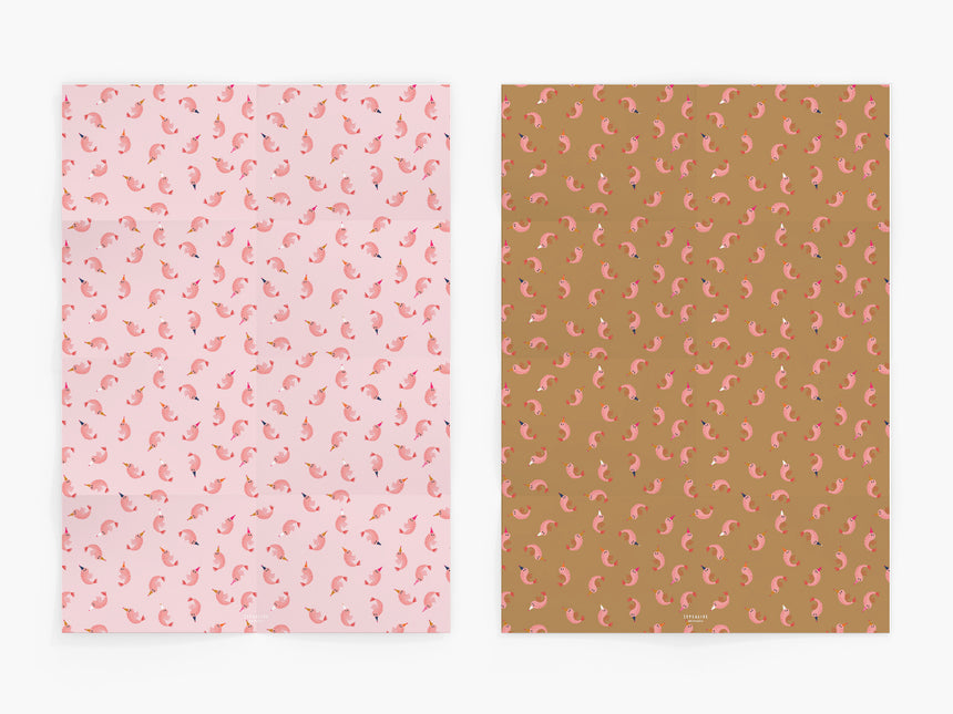 Gift sheets / party shrimp