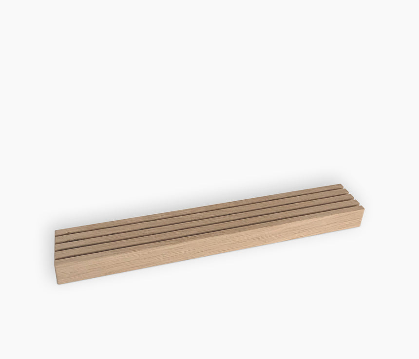 Postcard holder made of oak "L"