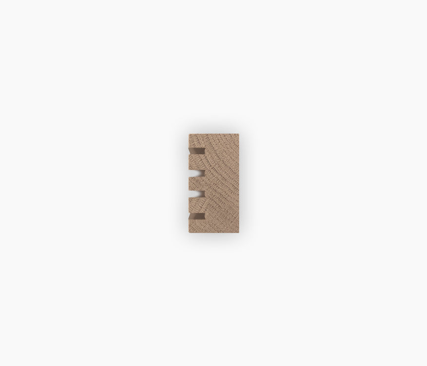 Postcard holder made of oak "L"
