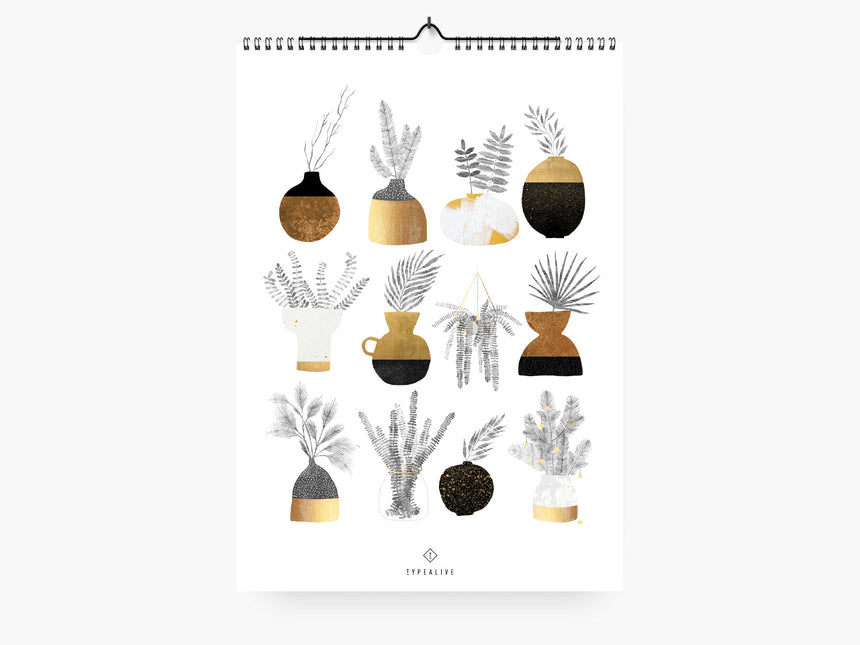 Wandkalender / Urban Vases