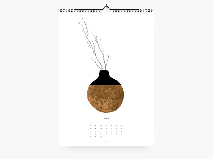 Wandkalender / Urban Vases