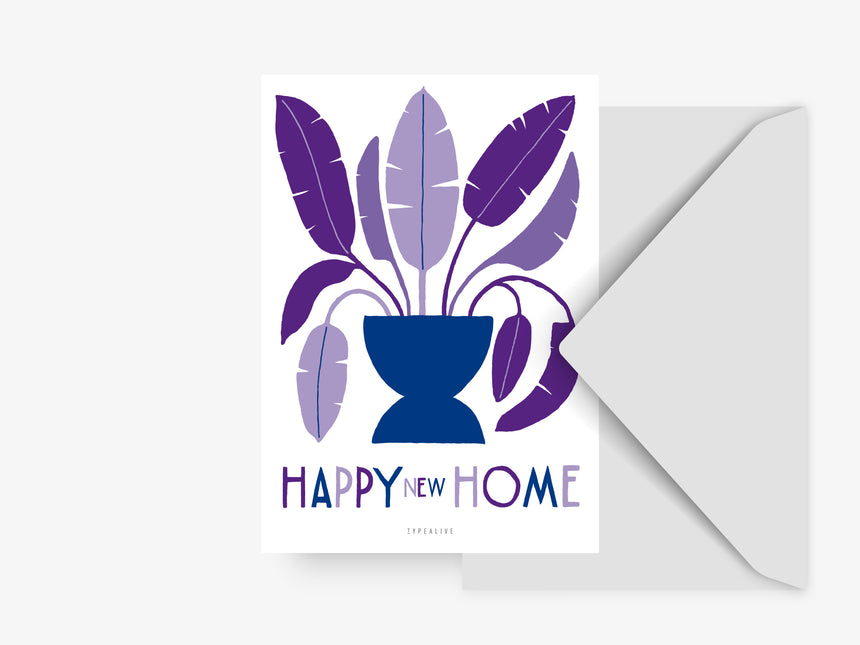 Postkarte / A Way To Say Happy New Home